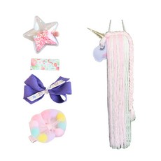 Kriskind 女童髮夾 4 款 + 獨角獸收納盒 Salrang 春風套組