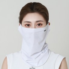 OZERO River Fox 高爾夫口罩 110, 1個, 白色