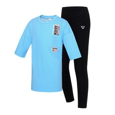 KISPO 女童 Chichimuji 訓練上裝和下裝套裝