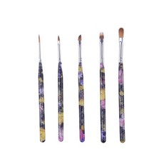 artsecret 藝術家的秘密 C 凝膠指甲刷套組 5 AC-751, 混合顏色, 1套