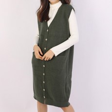 Murielle 日常基本款長版針織背心