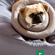 Fesstep 小狗 UFO 頸圈 Mocha S, 1個