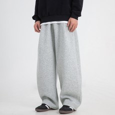 벨로시티 남녀공용 핀턱 헤비 웨이트 트레이닝 와이드 팬츠