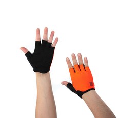 BLACKNU Amazon 跨境機能性半指手套 YGS387, 04 橘色