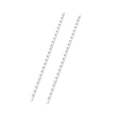 歐比爾 25孔距 雙槽軌道立柱, 2個