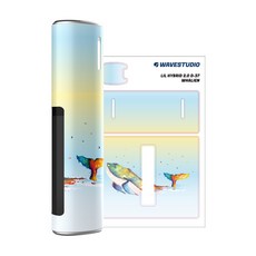 웨이브스튜디오 릴 하이브리드 2.0 스킨 스티커, D-37 WHALIEN, 2개