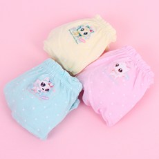 PremierFam 女童用 Wish Cat 三角內褲 3件組 #2