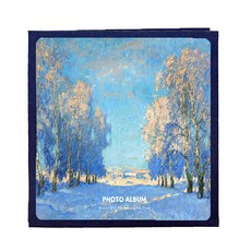 Minseong Company Faced 復古風景相簿 335 x 325 x 30 mm, 雪景(相簿), 黑卡(內頁), 20張