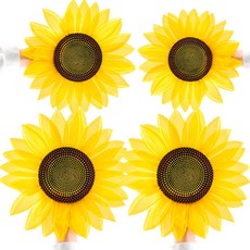 PARTYSHOW 應援向日葵造型手套 4入, 混合顏色, 4個