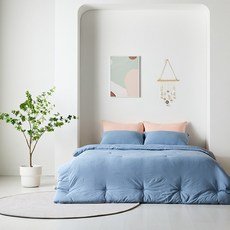 絲質水洗素色四季被寢具組