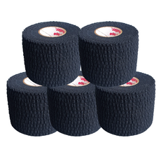 Mueller Tear-Light 彈性膠帶, 黑色, 5個