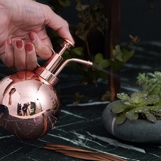 簡約光彩 家庭居家 庭院裝飾 花盆 花瓶 室內裝潢 裝飾 不鏽鋼噴霧器, 粉紅色, 1個