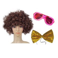 派對彩色捲髮假髮套組, 8型