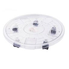 Rajenda 移動式透明花盆底座 5輪, 單一顏色