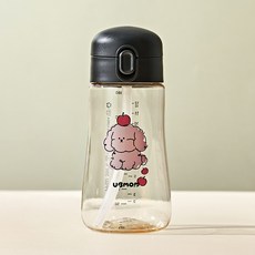 유비맘 유아 PPSU 세이프티 빨대컵 몽이, 360ml, 1개