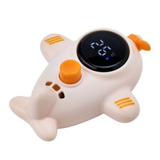 agazzang 數位嬰兒沐浴玩具水溫計, 白色