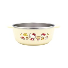 LILFANT Hello Kitty印花防滑蓋不鏽鋼碗 HK7032, 混色, 1入