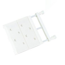 Moment衣櫃廁所廚房壓夾多功能置物架 24寬 S, 單色