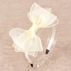 arang.rorang 閃亮三重蝴蝶結髮箍 硬式