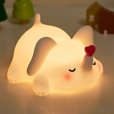 레나에너지 코끼리 실리콘 무드등, 혼합색상