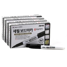 JAVAPEN 細字白板筆, 黑色, 48支