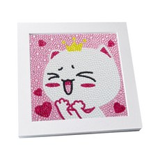 보석 십자수 DIY 비즈 큐빅 자수 세트 coquad004 I72, 022, 1세트