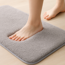 Healing Spot 加厚浴室廚房超細纖維地墊, 灰色