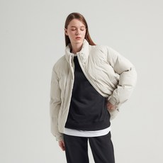 BASIC HOUSE 女款下擺抽繩短版鋪棉外套 WYJP7151