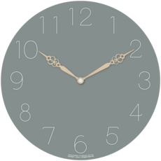 HAPPYVIRUS 심플한 인테리어 무소음 벽걸이 시계, HVT5011