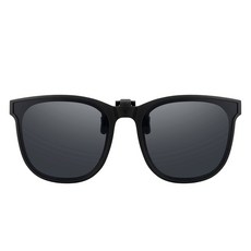 Jeep 上掀式偏光太陽眼鏡夾片 S2001, 黑色, 1個