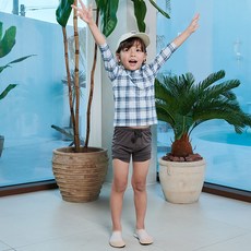 SNEFF 童款抽繩鬆緊透氣游泳短褲