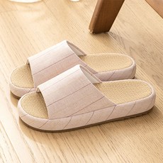 ARYKO 舒適條紋室內拖鞋, 粉紅色, 1個