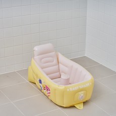 YaYa 鯊魚寶寶柔軟嬰兒浴盆, 黃色