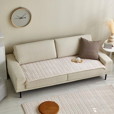 Modern House 加厚柔軟人字紋三人沙發墊 一般型