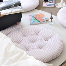 水洗棉蓬鬆圓形坐墊