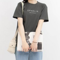 HumbleStudio 女款夏季Ophelia印字20支棉短袖T恤 KK_199_086