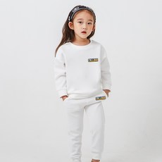 KIDSCREW 兒童大學風刷毛上下套裝