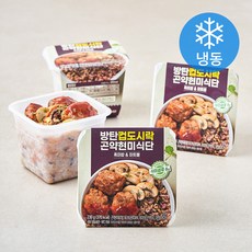 방탄푸드 방탄컵도시락 곤약현미식단 흑미밥 & 미트볼 (냉동), 230g, 4개