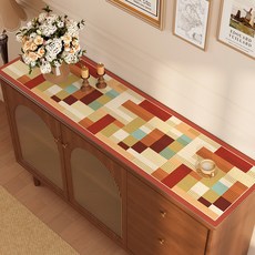 데이소이 세련 패치워크 다양한 다용도 매트, 06 브라운 그리드, 1개