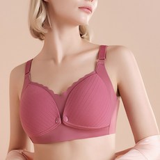 基本簡約花邊哺乳內衣