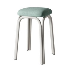 비올레따젬마 컬러풀 플라스틱 보조 스툴 29 x 33 x 48 cm, 민트 소프트, 1개