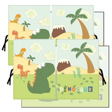 CARTEM Funny 汽車遮陽板 內層+外層套組 CT354, 2套, 恐龍樂園