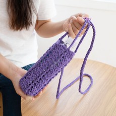 Knit Love 瓶套編織DIY套組, 1套, 1816 紫羅蘭色(織線)