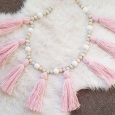 市集感性 北歐風格 馬卡龍木珠壁飾 派對裝飾掛旗, 類型1