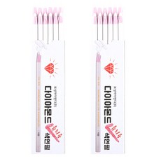 BOSUNG IND 鑽石玻璃用色鉛筆 白色, 1色, 24個