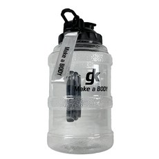 Jenking束帶健身運動水壺, 透明, 1.5L