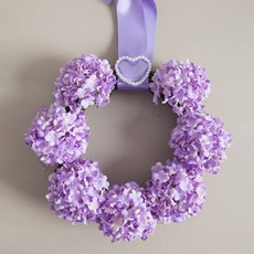 flowertree 人造花 Blanc Snow Bollis 25cm, 紫色