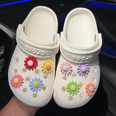 向日葵洞洞鞋鞋扣8件組