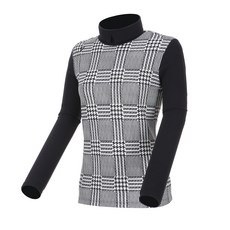 Volvik 富維克 女款高爾夫格紋高領長袖T恤 VLTSLA02