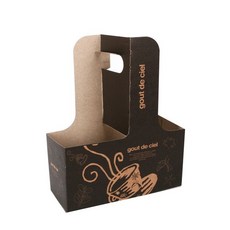 Togo Pack 2 杯咖啡杯架黑色, 1件, 50個